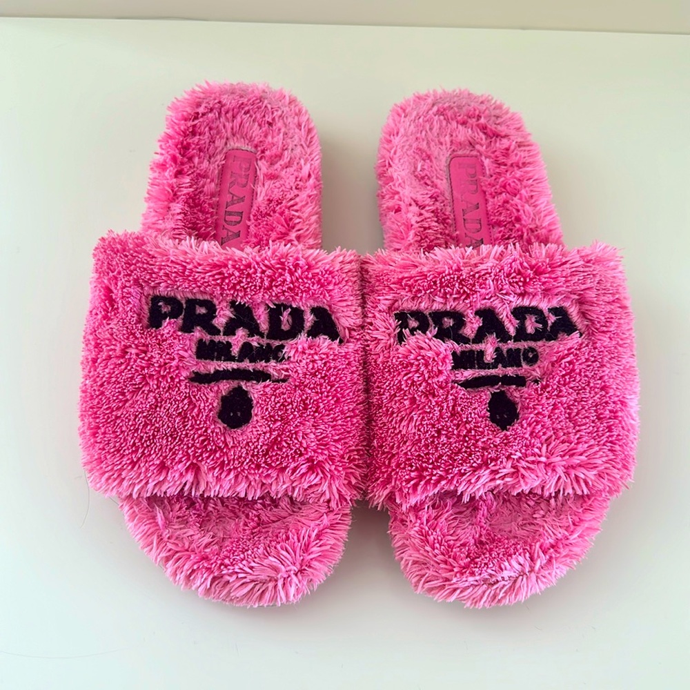 PRADA Terrycloth Slides
